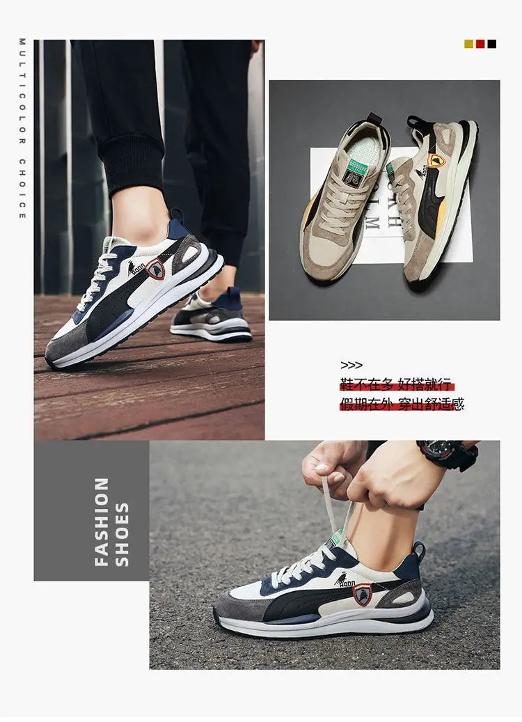 Men's Shoes 2025New High-End Travel Shoes Trendy Fashion Versatile Men's Sports Export Casual Trendy Shoes for Men