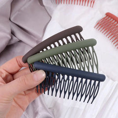 Hair Accessories 15 Teeth Women Hair Clip Frosted Headwear Hair Comb Clip Fashion Headdress Broken Hair Hairpins Women