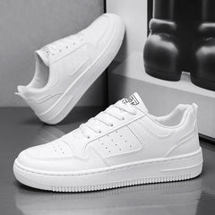 Men's Shoes Explosion Thick Soled Leather Small White Shoes Men's Trendy Shoes with Fashion Board Shoes Street Casual Shoes
