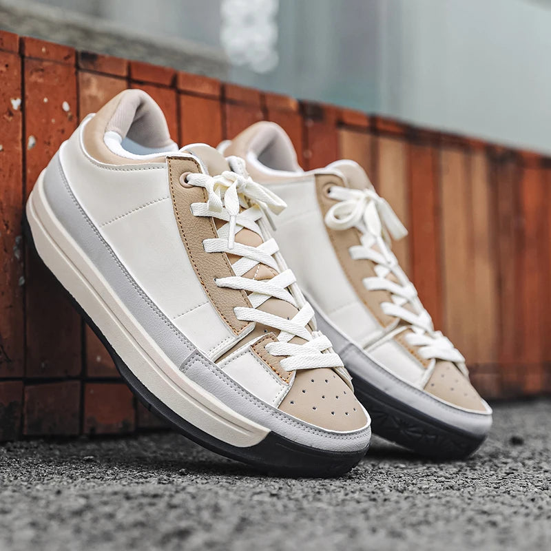 Men's shoes - Spring/Autumn light and fresh street sports casual shoes that are versatile and retro trendy.