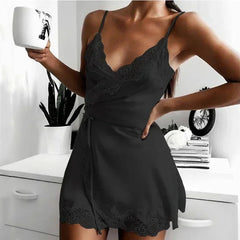 Sexy Underwear Sexy Underwear One-piece Short Nightdress Lace Lace Pajamas Nightdress  Sexy Nightdress  Womens Sleepwear