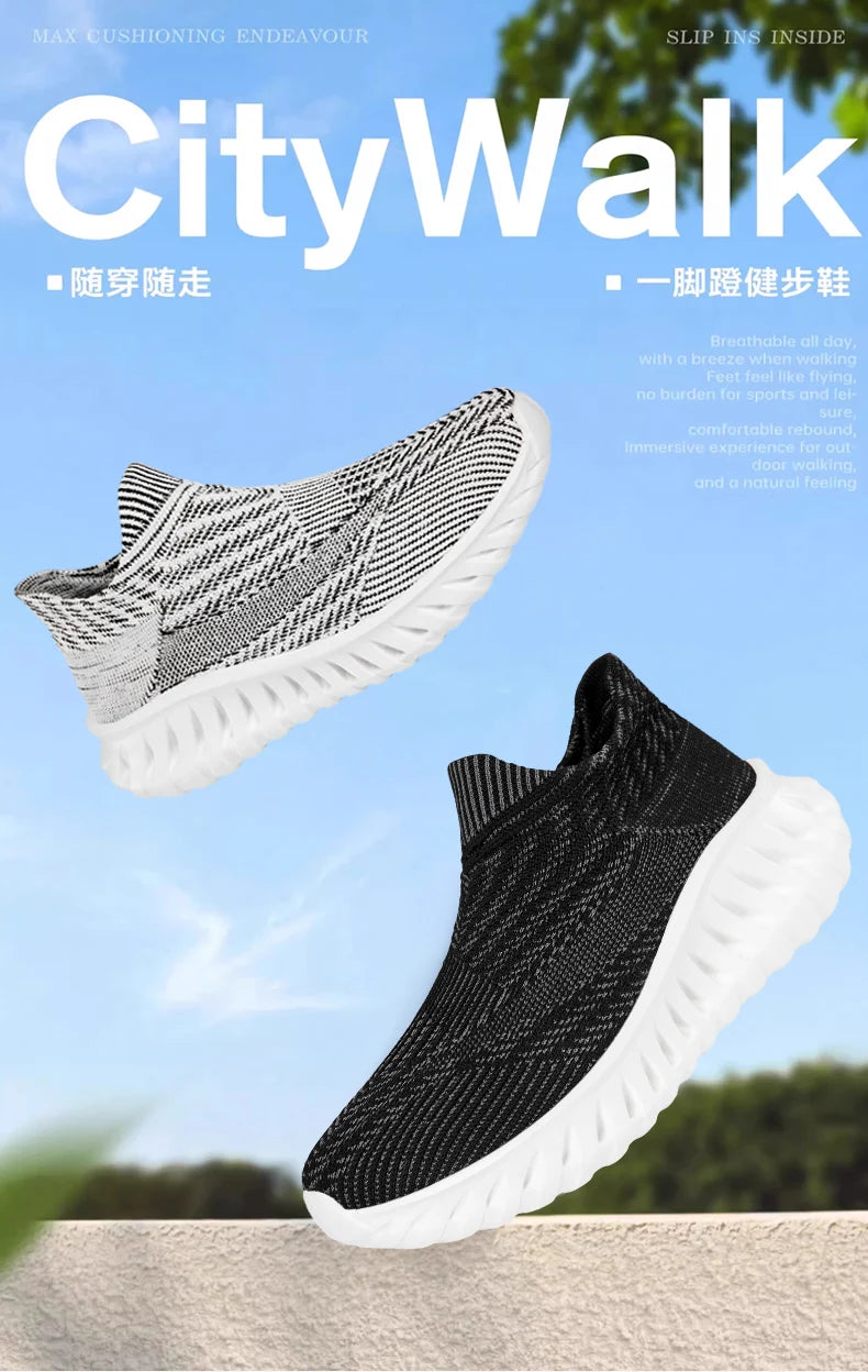 2025 Men Women Shoes Comfortable Sneakers for Men Women Fashion Light Casual Shoes Slip-on Plus Size Couple Shoes