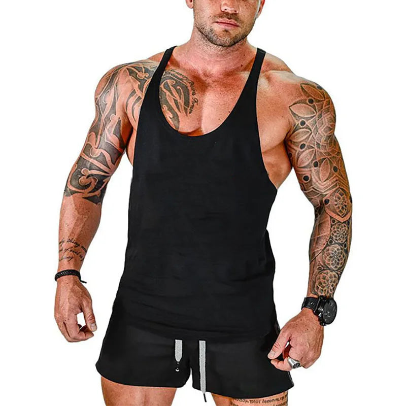 New Hot Sale Men Printed T Shirts Breathable Loose Running Shirt Cotton Tees Bodybuilding Singlet Fitness GYM POWERHOUSE T Shirt