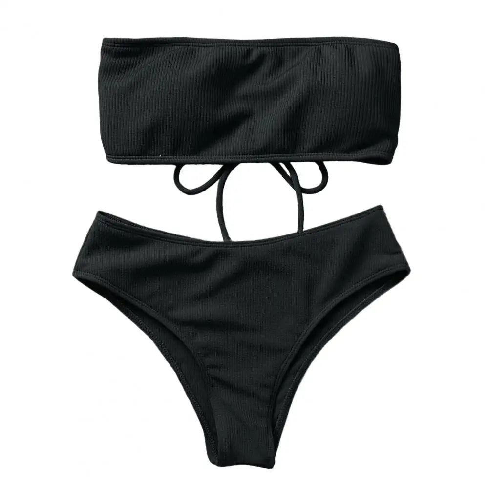 1 Set Lady Swimwear Soft Padded Bra Bathing Suit Split Bikini Summer Women Bathing Suit Women Clothes