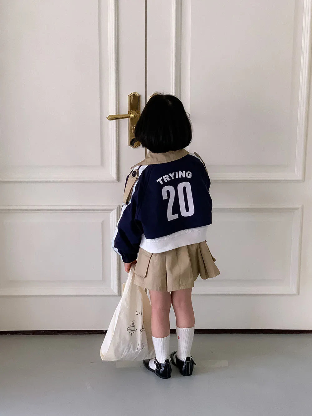 Children Clothing Set Girls Korean Style 2024 New Fashionable Spring and Autumn Suits Girls Baby Coat Short Skirt Two Piece Set