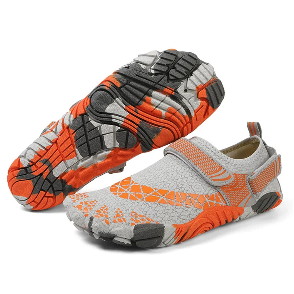 Water Shoes Women Men Quick Dry Five Finger Barefoot New Outdoor Upstream Wading Swimming Aqua Shoes Summer Beach Sneakers 2025