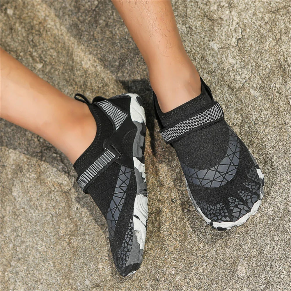 Water Shoes Women Men Quick Dry Five Finger Barefoot New Outdoor Upstream Wading Swimming Aqua Shoes Summer Beach Sneakers 2025