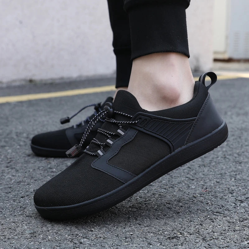 Men's Sneakers Barefoot Shoes Cross-Trainer Shoes Wide Toe Walking Shoes Zero Drop Sole Trail Running Shose