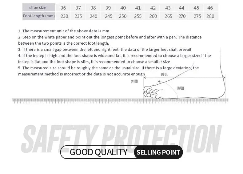 Work SafetyShoes For Men  Anti-puncture Indestructible Work Shoes Fashion work shoes Outdoor Work Shoes Steel Toe Cap boots