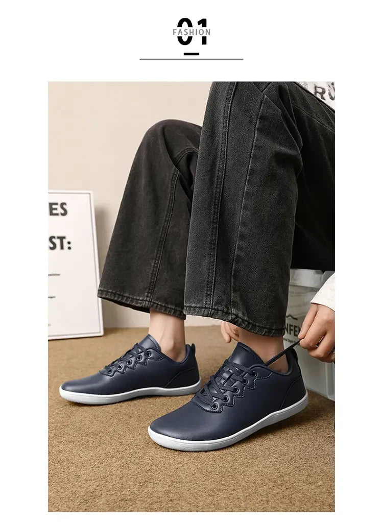 womens Barefoot Shoes Wide Toe Box Casual Sneakers Unisex Plus Size Toe Shoes Zero Drop Minimalist Walking Flats for Men