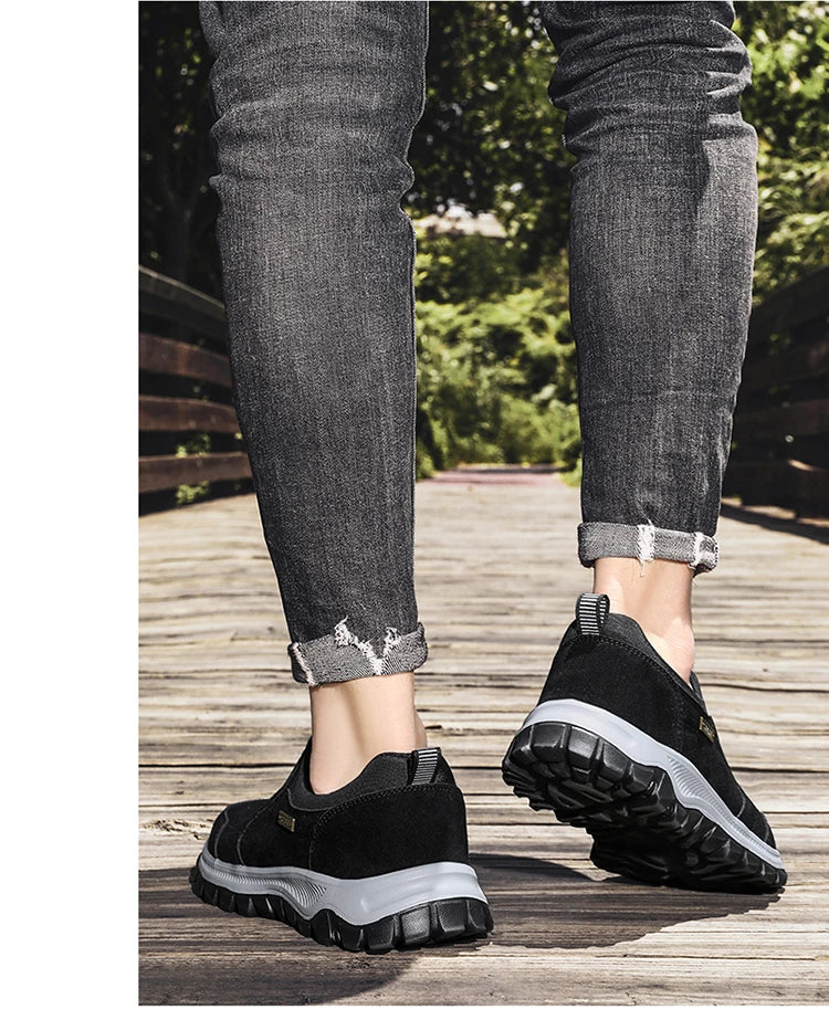 Men's Walking Shoes High-Quality Lightweight Non-Slip Outdoor Sports Shoes Comfortable Fashionable Hiking Shoes Loafers For Men