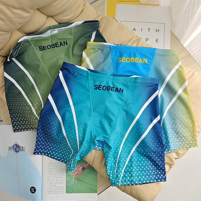Men's Swimsuits Beach Shorts Low-Waist Swimming Trunks Comfortable Hot SEOBEAN Shorts Men's Swimwear Beach Accessories