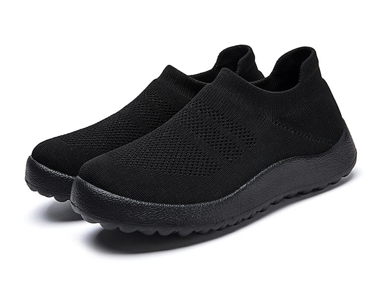 Women's Sports Shoes Mix Color Woman Shoes With Mesh Sneakers Women Casual Zapatillas De Mujer  Slip-on Footwear Tennis Female