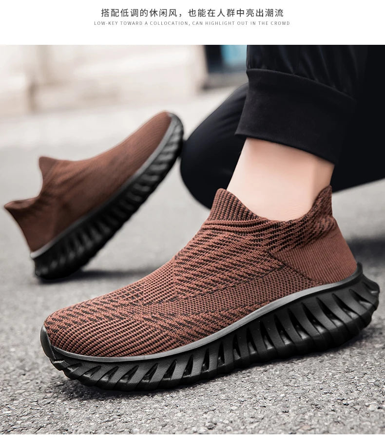 2025 Men Women Shoes Comfortable Sneakers for Men Women Fashion Light Casual Shoes Slip-on Plus Size Couple Shoes