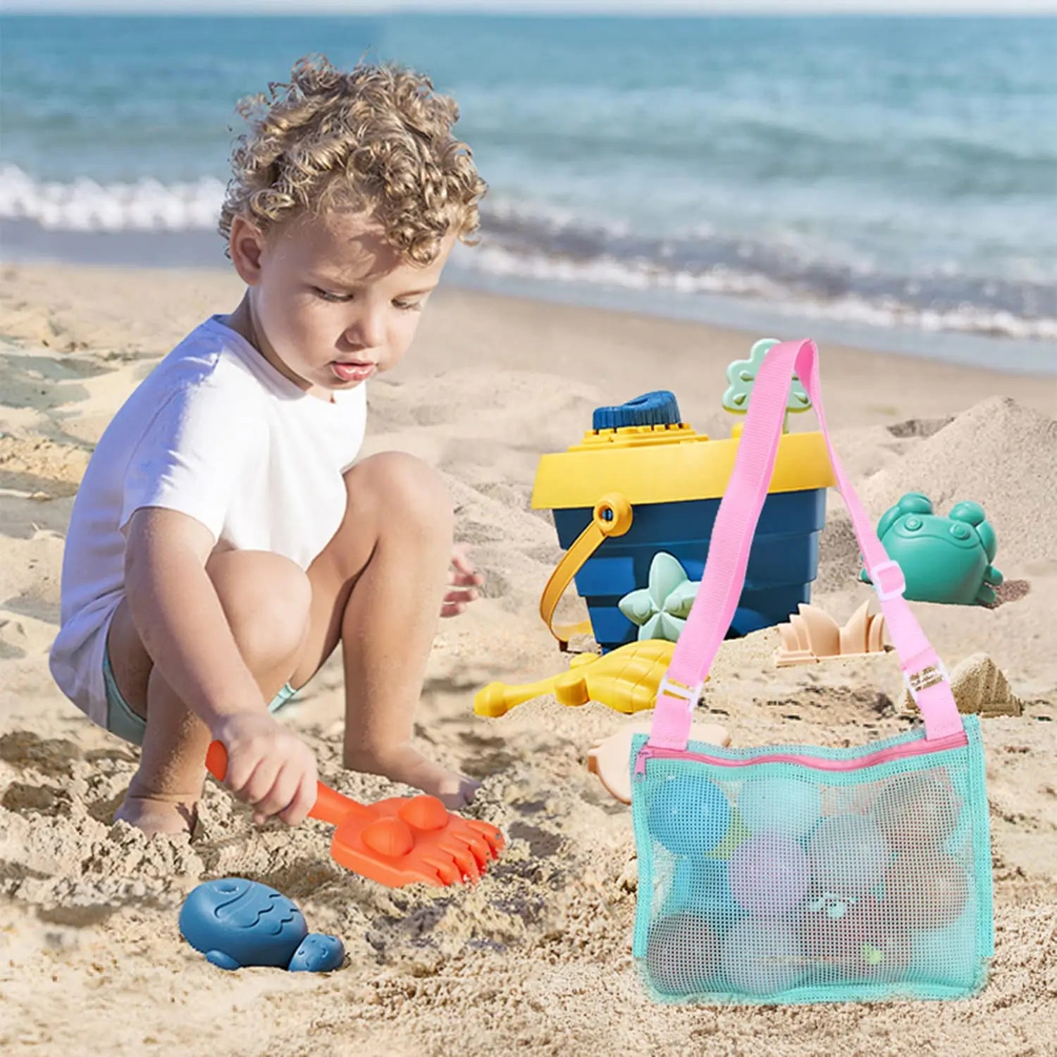 Beach Sand Toys for Children 3 4 5  Years Boys Summer Sand Grabber Toys Water Play Game Seaside Beach Outdoor Tool Kit for Kids