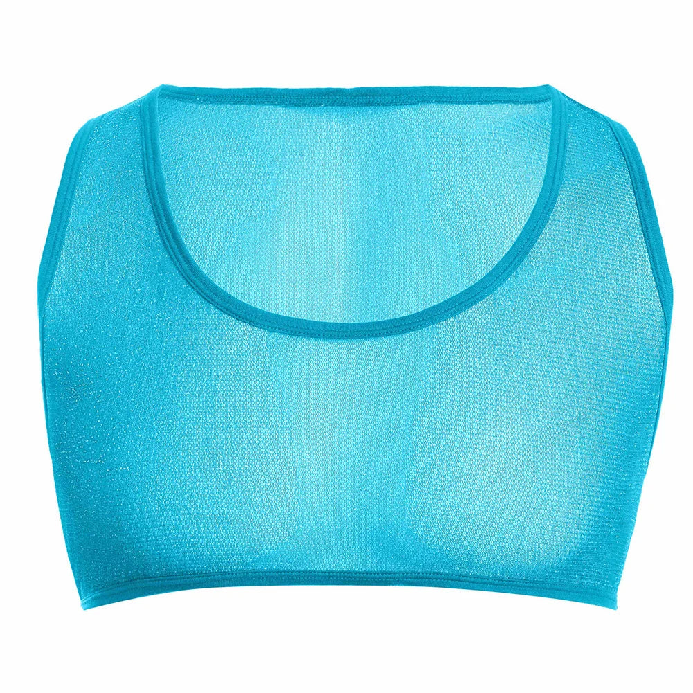 See Through Mesh Tank Top For Men Under Shirt Muscle Crop Top Sleeveless U Neck Vest For Sports And Workout Sessions