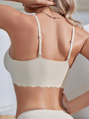 Women'S Underwear Is Comfortable, Seamless, Without Steel Rings, Wave Borders, Breathable, Fashionable, Lingerie, Bra