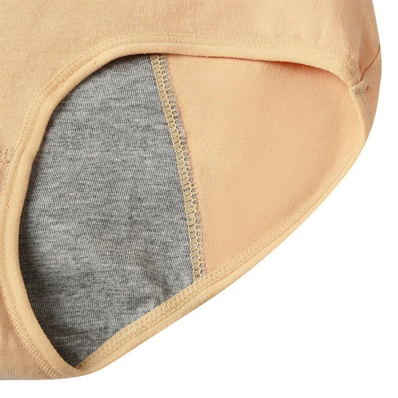 Fashion Women Underwear Female Physiological Pants Leak Proof Menstrual Period Panties Cotton Health Seamless Briefs Warm
