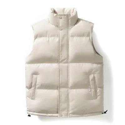 Mens Thermal Vest Jacket Clothing Autumn Winter Warm Sleeveless Jackets Male Outwear Casual Waistcoat Oversize Sports Vest Coats
