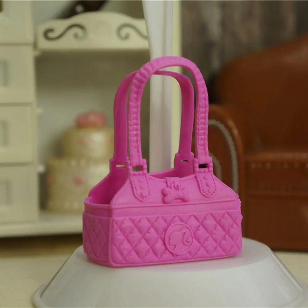 34 Styles Accessories Dollhouse Kids Toys Purse Dolls Handbag 1/6 Doll Accessories Lady Plastic Bag