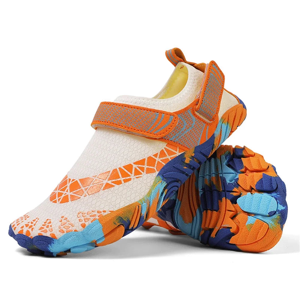 Water Shoes Women Men Quick Dry Five Finger Barefoot New Outdoor Upstream Wading Swimming Aqua Shoes Summer Beach Sneakers 2025