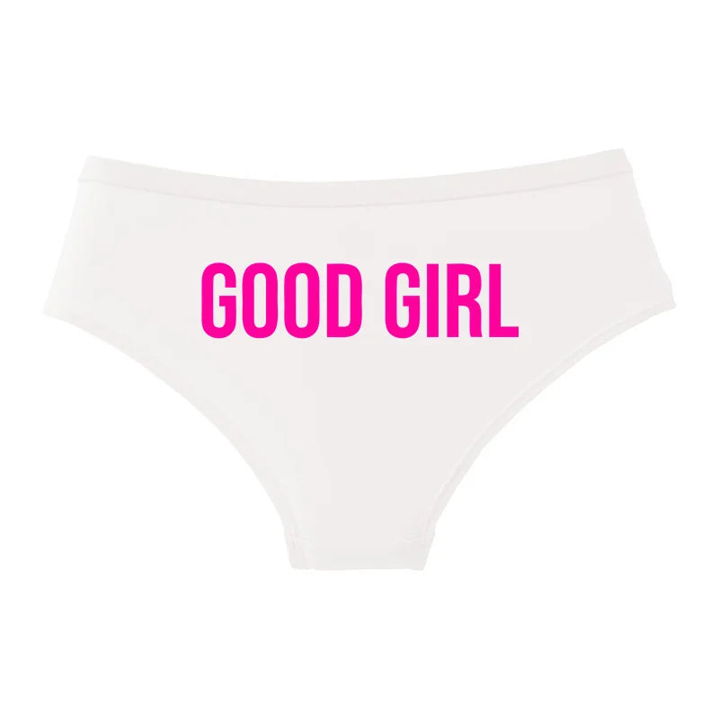 GOOD GIRL Heiße Unterwäsche Damen Baumwollunterwäsche Sexy Dessous für Frauen Niedliche Mädchen Slips Weiche Damenunterwäsche