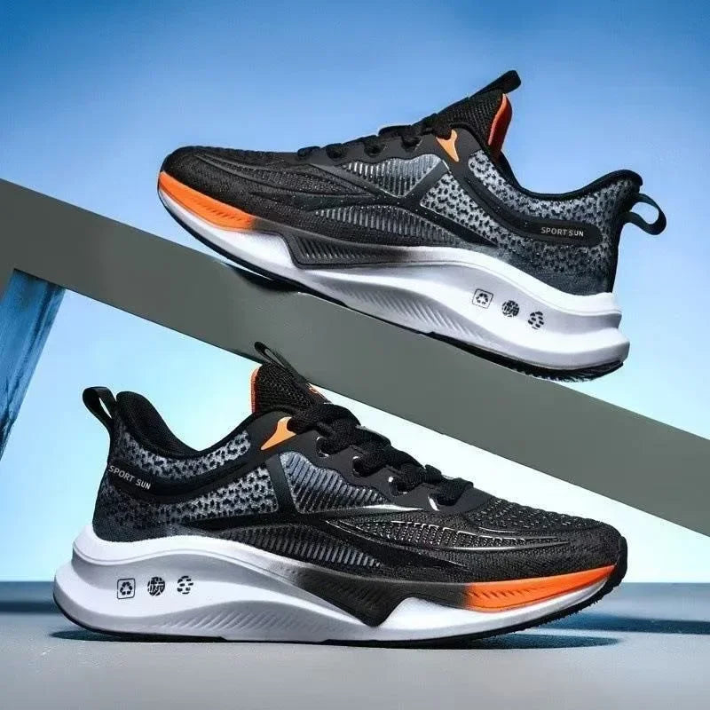 Men's Sports Shoes - Breathable Design with Professional Cushion Tech, Reduces Impact, Stylish for Daily Wear & Workouts