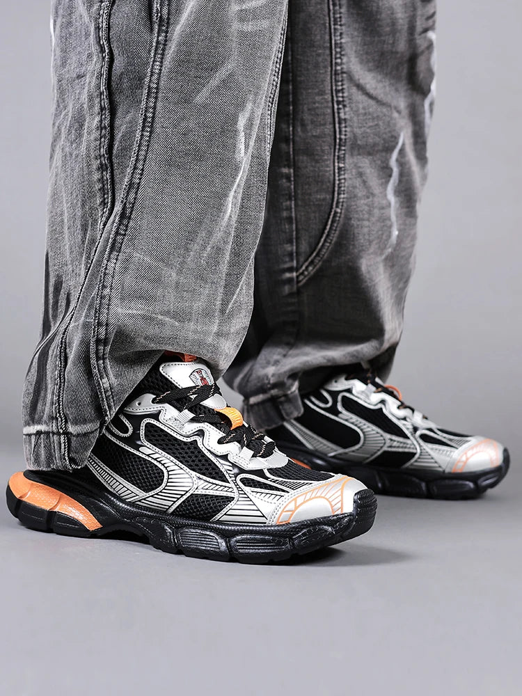 Men Sport Shoes Casual Fashion Male Running Sneaker High Quality Breathable Lightweight Outdoor Walking Anti-slip Footwear Tenis