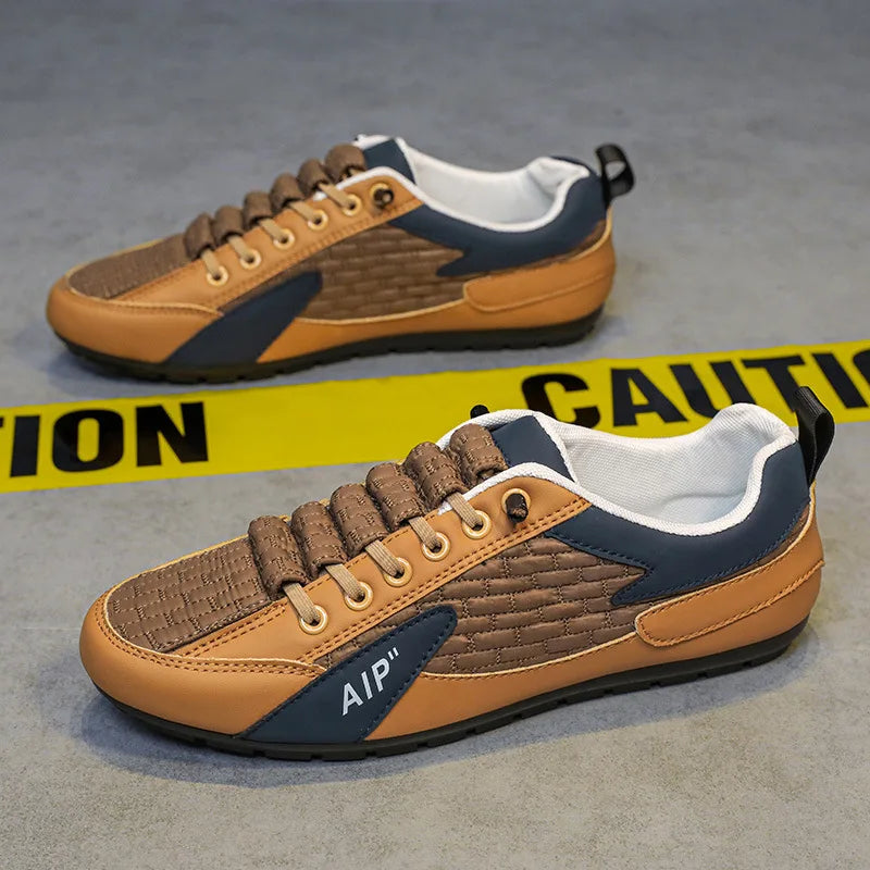 New men's shoes, summer men's fashion casual sneakers, trendy shoes, kick-off drives, soft-soled beanie shoes tenis masculino