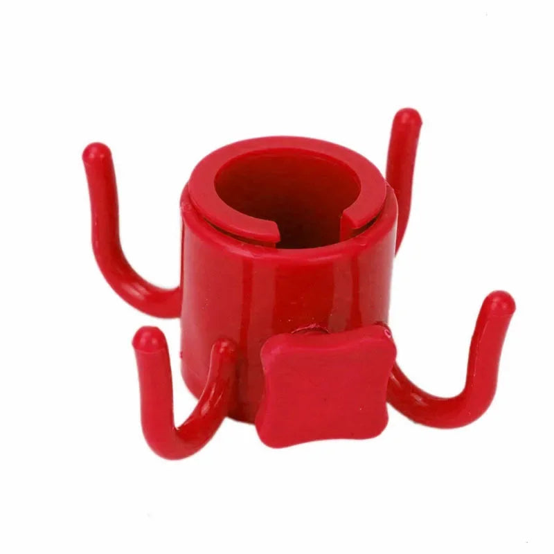 Beach Pool Outdoor Accessories - 4 - prongs Plastic Hanging Hook for Towel, Camera, Sunglasses, Bags