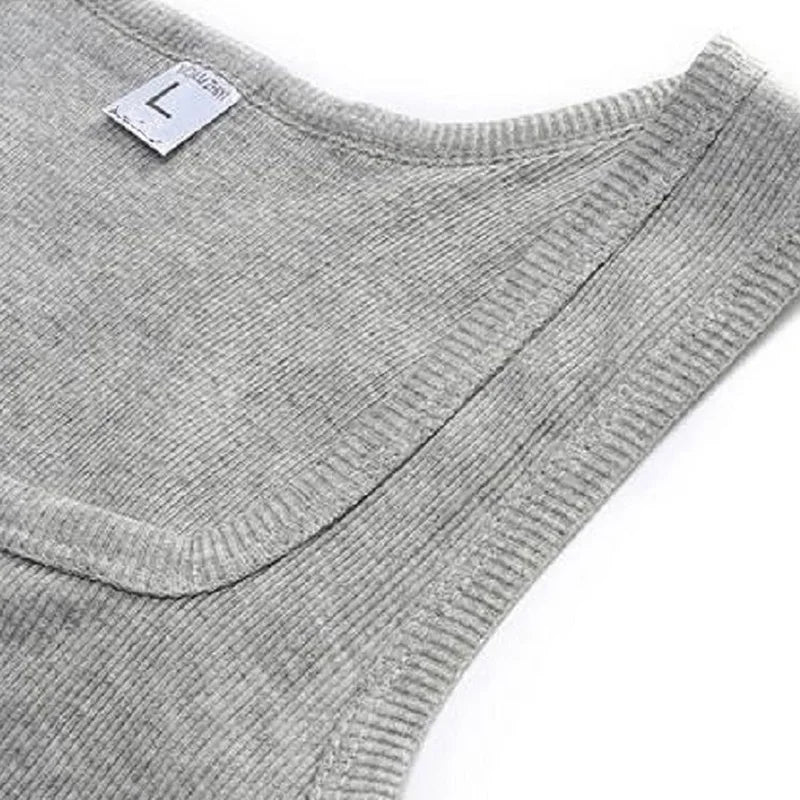 HOT Summer Male clothes Women Basic Elastic Tank Tops 00% Pure Cotton Sleeveless Fitness T-shirt Elastic Bodybuilding Vest