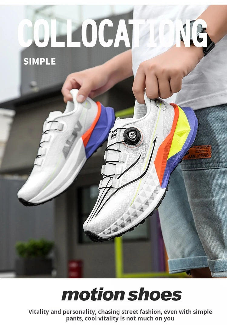 Steel-toed shoesMen's Running Shoes Fashionable Casual Large Size Summer Breathable Mesh Surface Wear Resistant Lightweight Spor