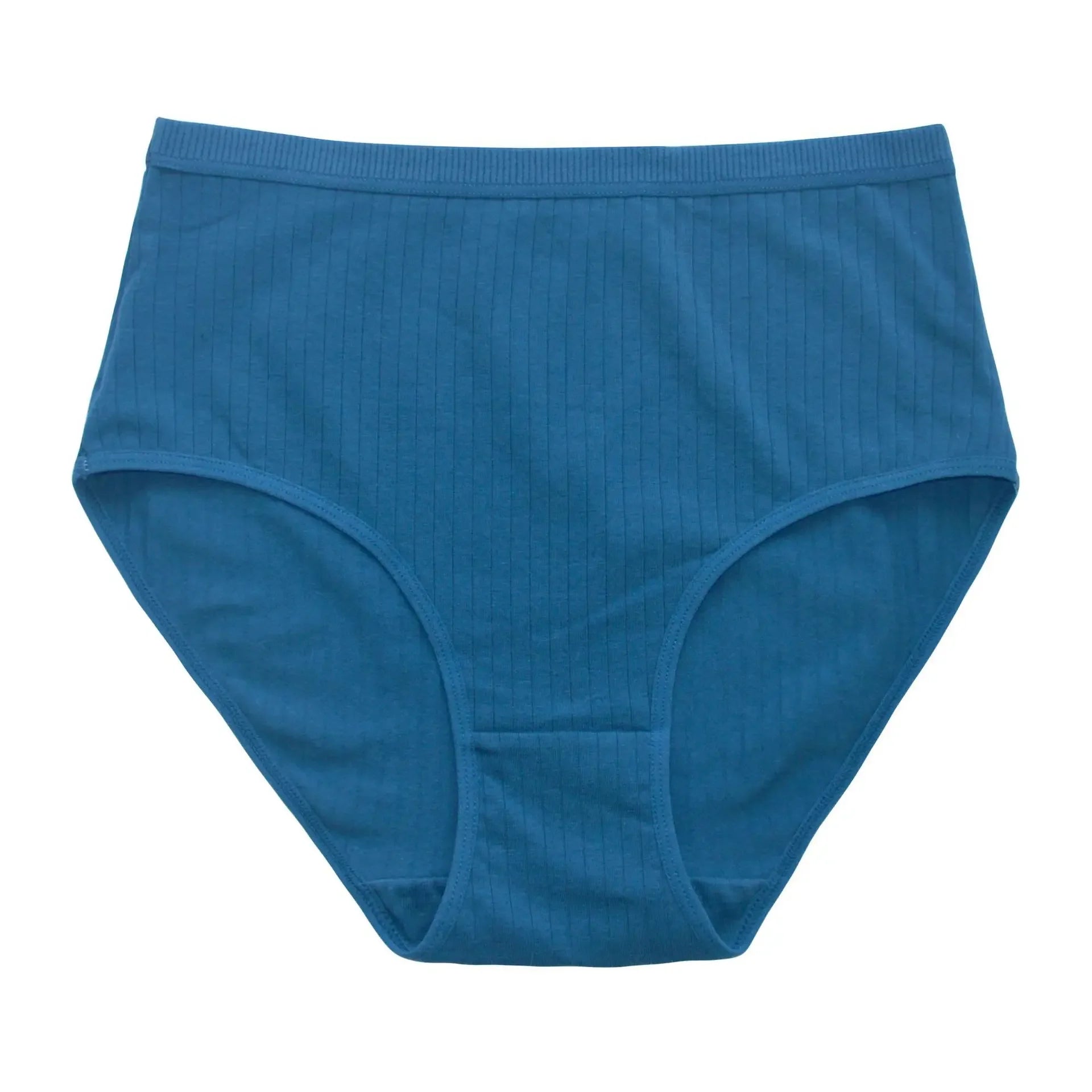Women High Waisted Underwear Pure Cotton Solid Plus Size Breathable Women's Triangle Abdominal Underwear