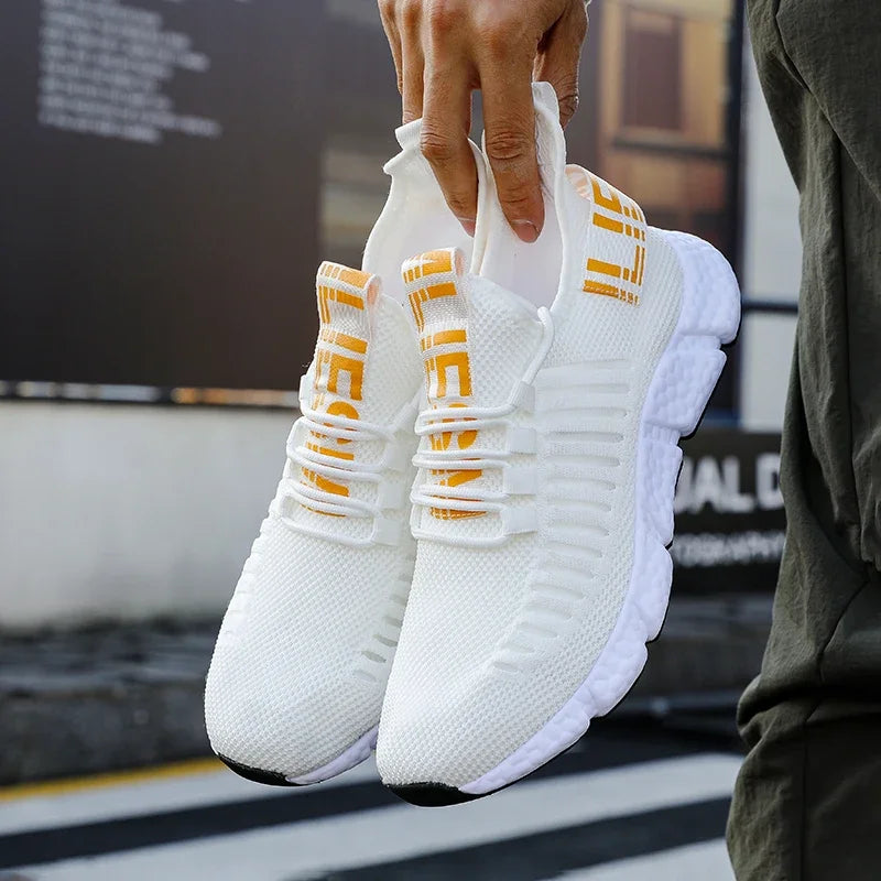 Men's Running Shoes Fashionable Casual Breathable  Luxurious Lightweight Comfortable Men's Outdoor Exercise Leisure Sports Shoes