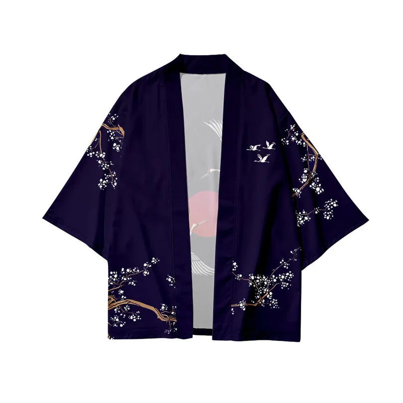 3 to 14 years kids kimono + shorts Japanese costume boys girls fashion kimono haori cardigan Jacket children beach wear cloak