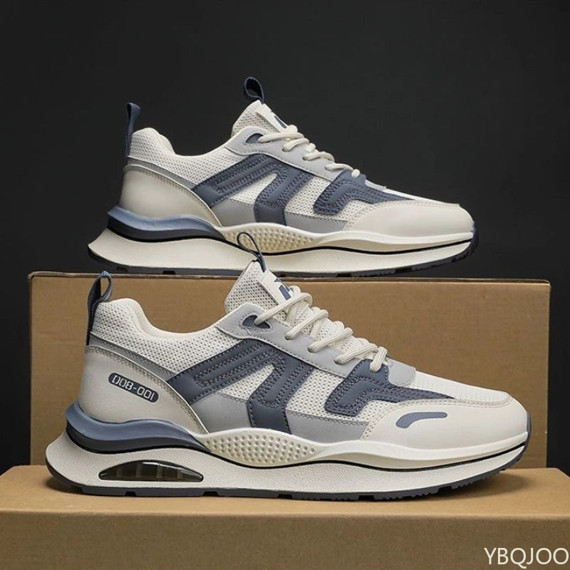 Men's shoes spring new casual thick sole height increasing sports men's shoes simple comfortable versatile trendy shoes