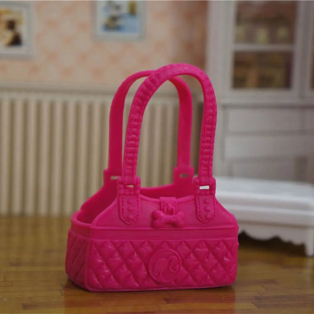 34 Styles Accessories Dollhouse Kids Toys Purse Dolls Handbag 1/6 Doll Accessories Lady Plastic Bag