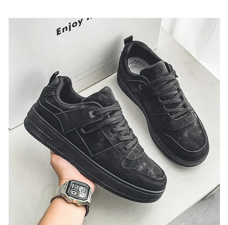 2024 New Men’s Casual Sports Shoes Comfortable in All Seasons Breathable Versatile Sneakers Khaki Air Force Flat Shoes for Men
