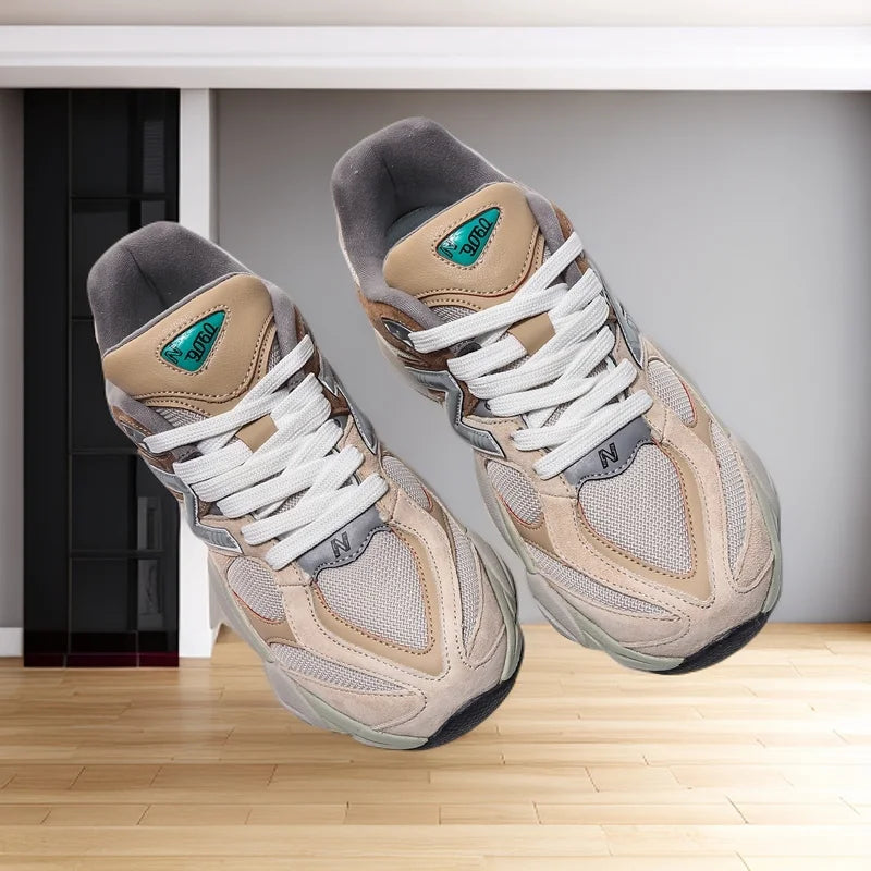 Women's shoes 2024 summer 1906R sports shoes men's shoes retro casual dad shoes brown gray blue