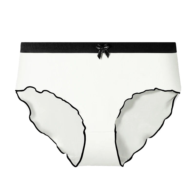 5pcs Women's underwear cotton breathable comfortable briefs summer thin waist briefs girls underwear