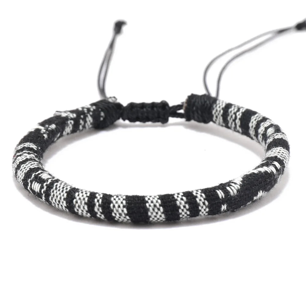 12Pcs Bohemian Surfer Beach Bracelet Set Men & Women Braided Boho Summer Bracelets Handmade Festival Jewelry Accessories