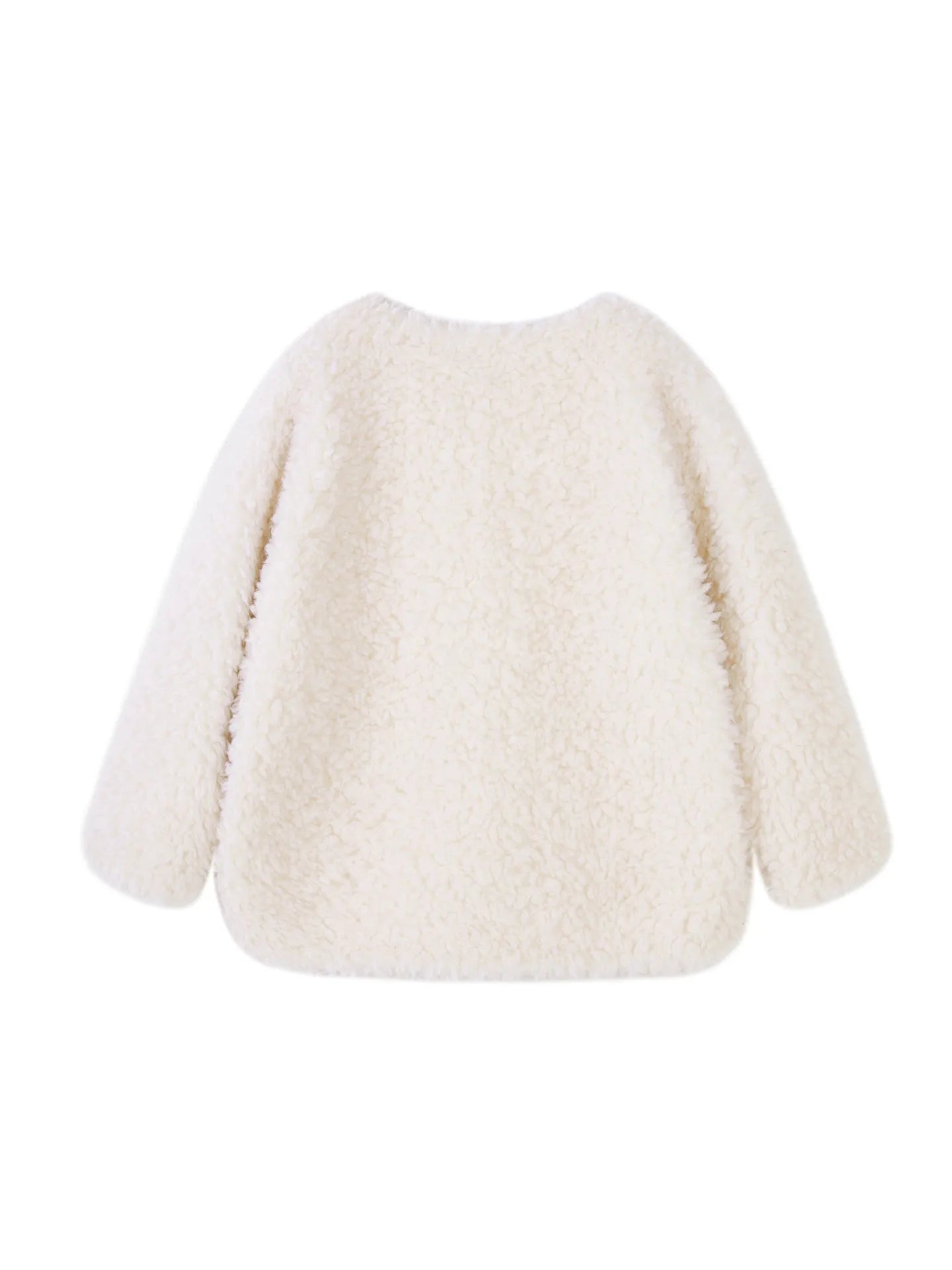 Fleece Button Up Long Sleeve Outerwear - kinko