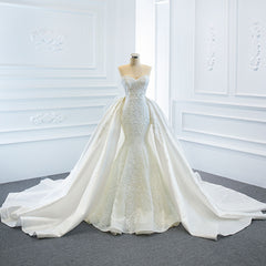 The Wedding Dress Wears Two Fishtail Tail Tube Tops, The Temperament Is Thin And Dreamy - kinko
