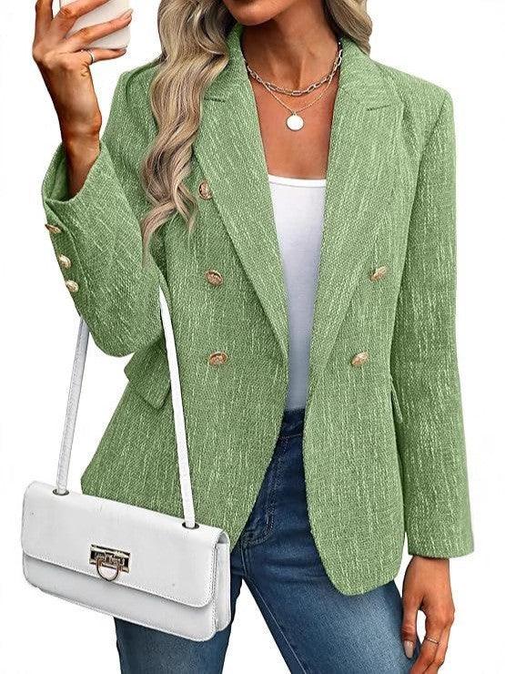 Women's Clothing Solid Color Suit Autumn Simplicity Style - kinko