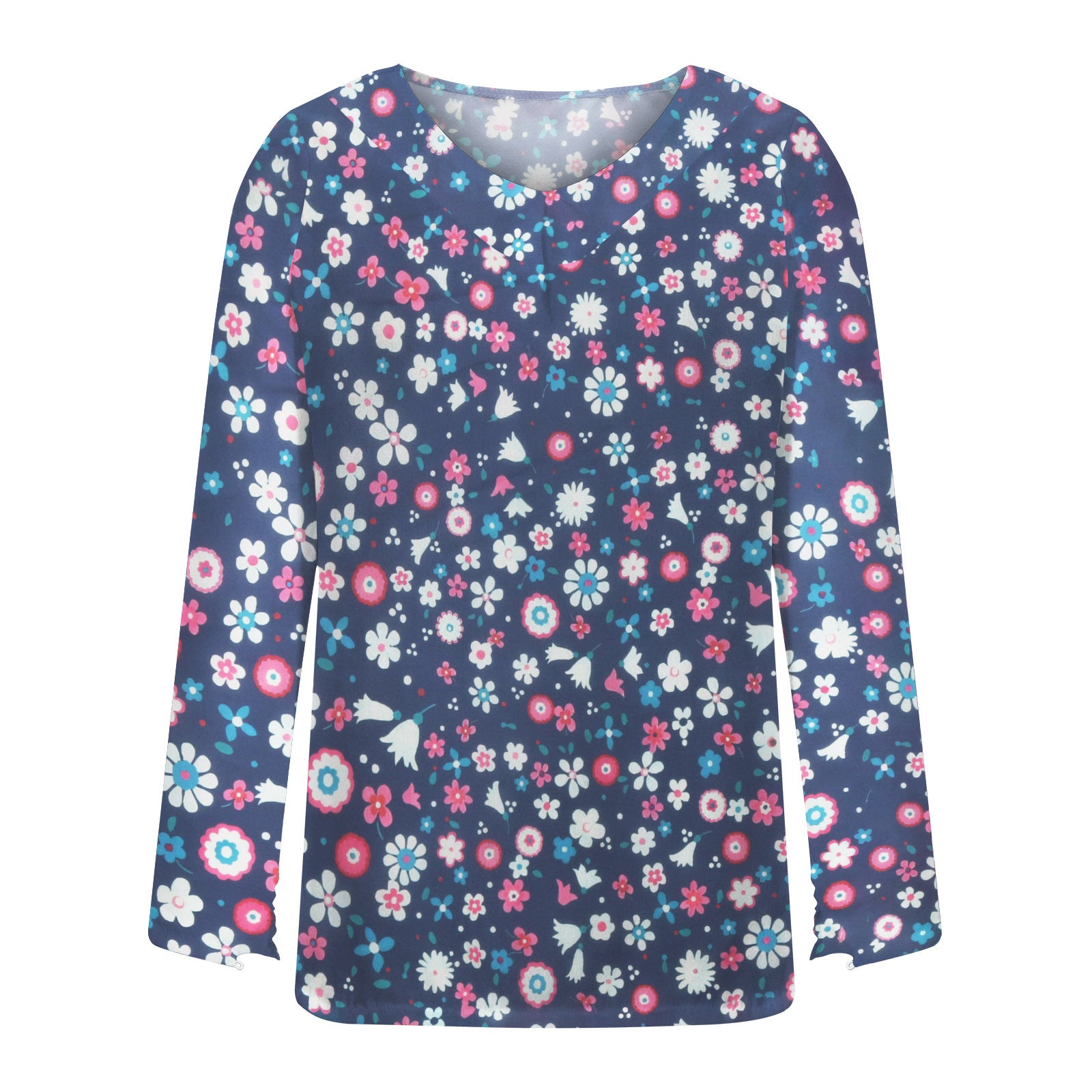 Women's Clothing Casual V-neck Temperament Top - kinko