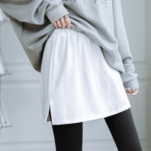 Winter Plus Size Inner Wear Bandage Kleid mit Pullover Bottoming Rock