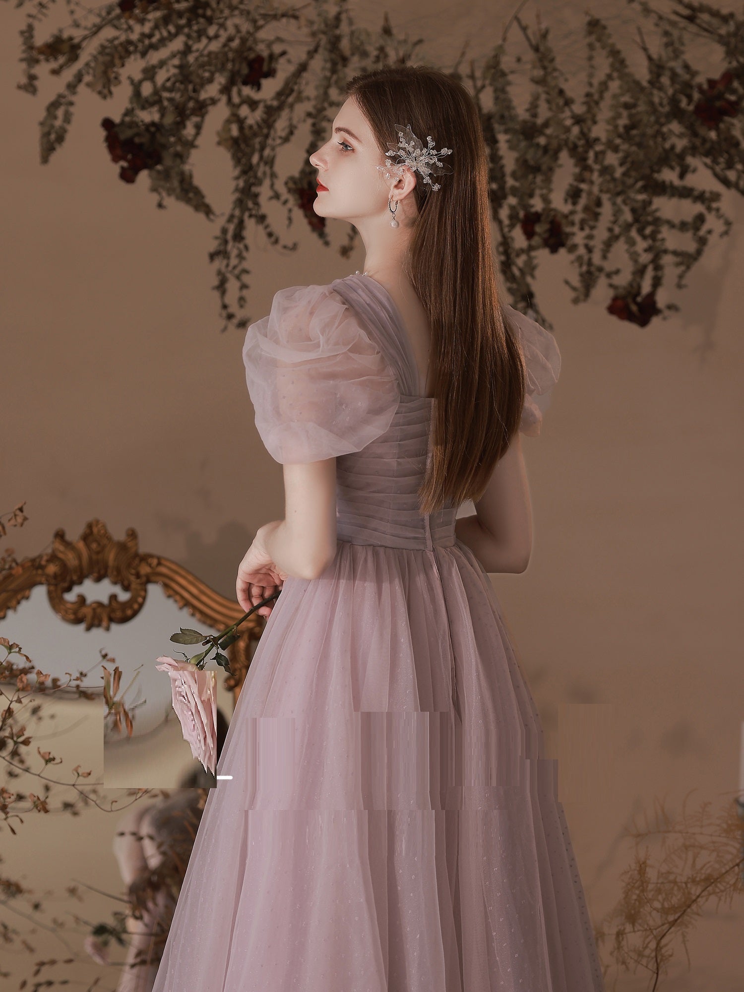 New Engagement Princess Birthday Dinner Annual Meeting Long Dress - kinko