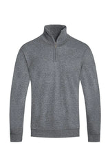 WEIV Men's Quarter Zip Long Sleeve Sweater - kinko