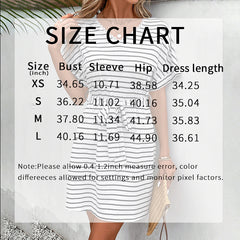 Womens Summer Short Sleeve Striped Dress Casual Tie Waist Midi Dresses - kinko