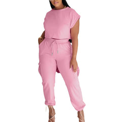 European And American Leisure Suit Top And Trousers - kinko